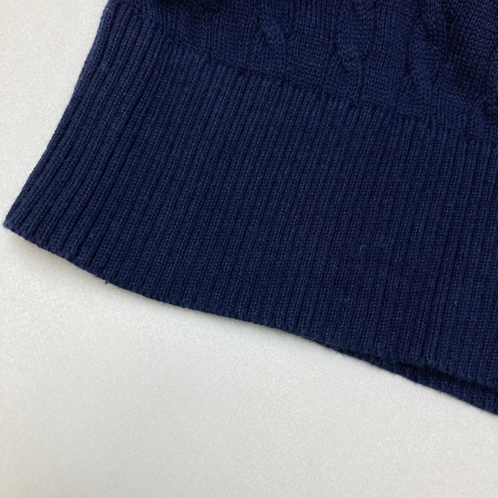 サイズ：M BEAMS GOLF ビームスゴルフ ニットセーター ネイビー系