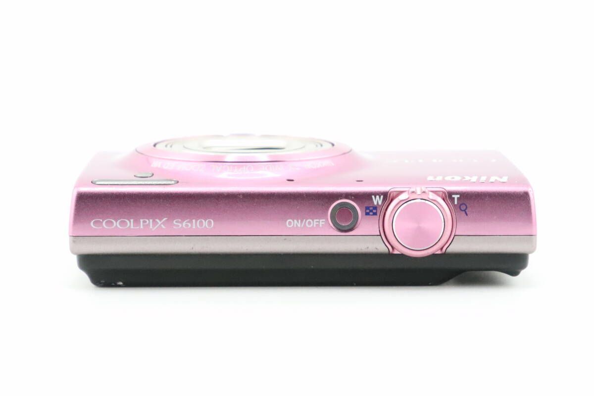 日本格安 Nikon ニコン COOLPIX S6100 ピンク 動作品+充電器等付属