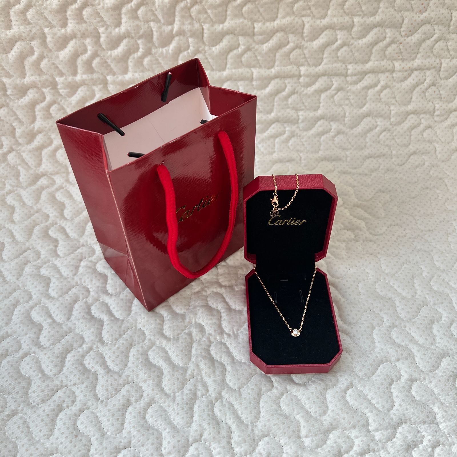 新作！カルティエ CARTIER ダムール ネックレス ダイヤモンド 1点限り!