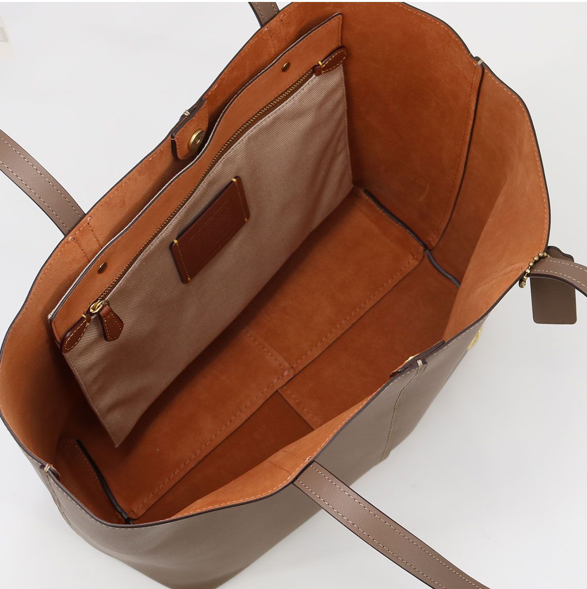 □COACH コーチ レザートートバッグ CR664 レディース A4収納OK NORTH
