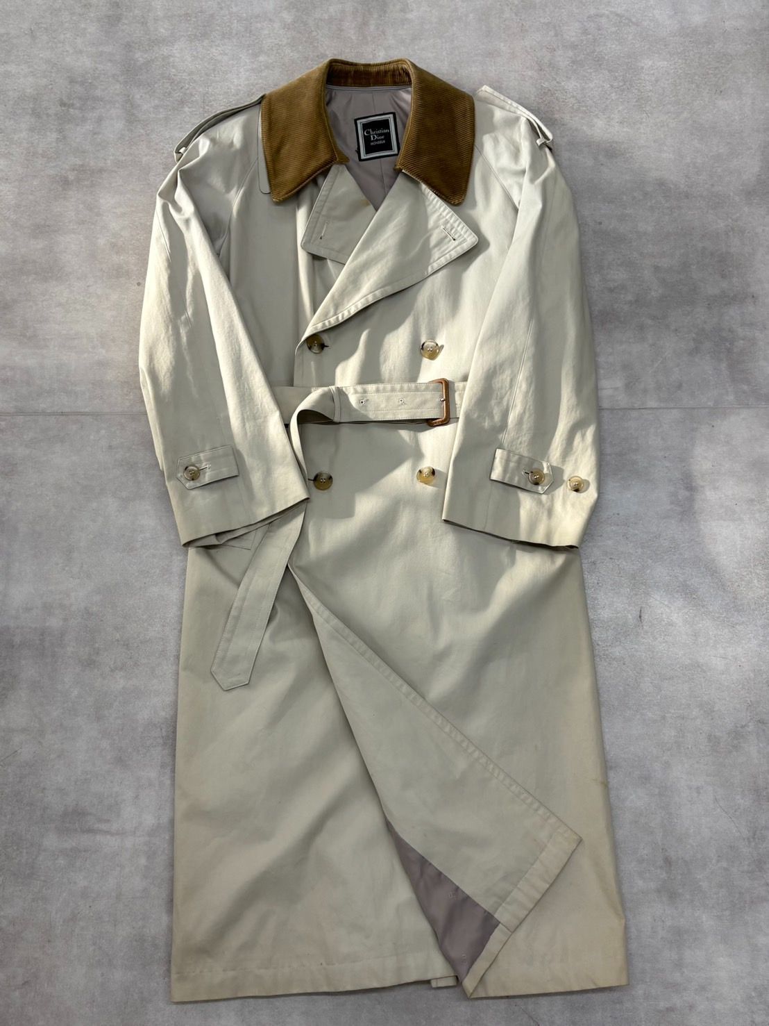 美品 Christian Dior Monsieur トレンチコート Christian Dior（クリスチャン・ディオール） 古着 Christian Dior