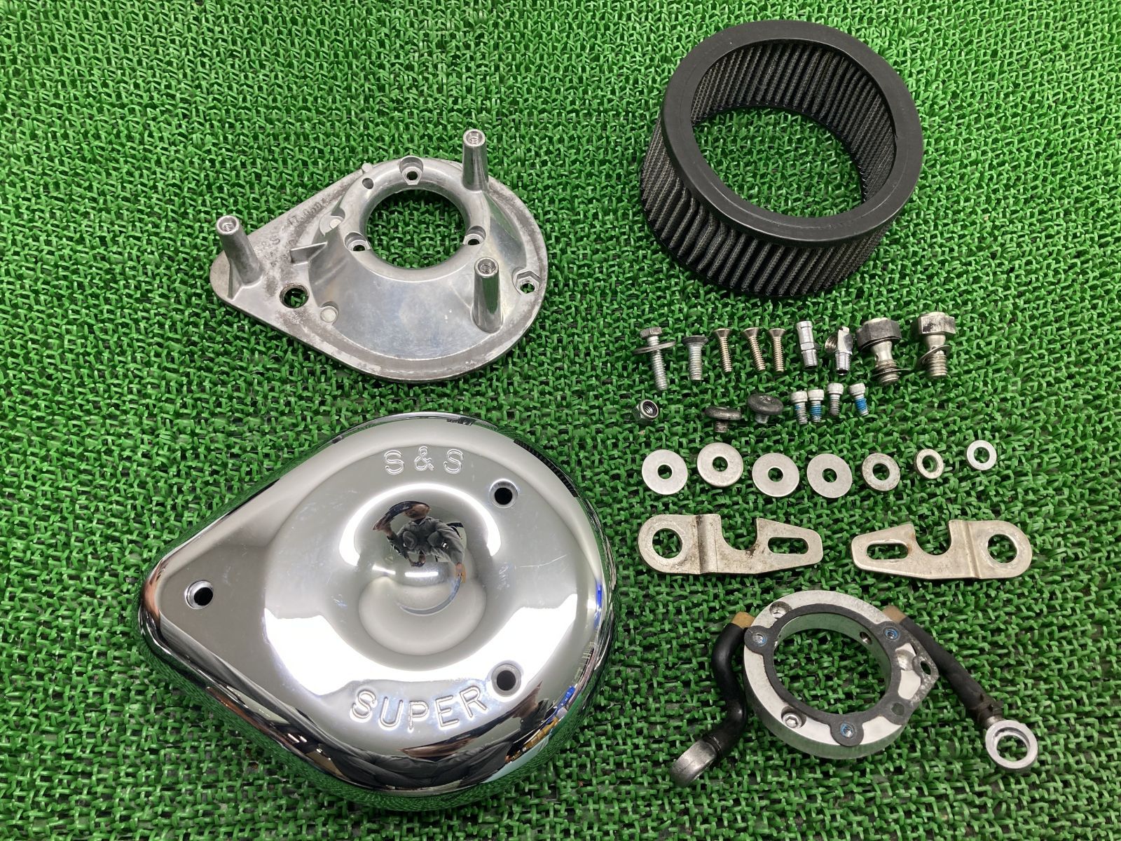 S-S製スポーツスター エアクリーナー 5128071|378|17-0504 社外 5128071 378 17-0504 ハーレー 91-06年スポスタ ティアドロップ