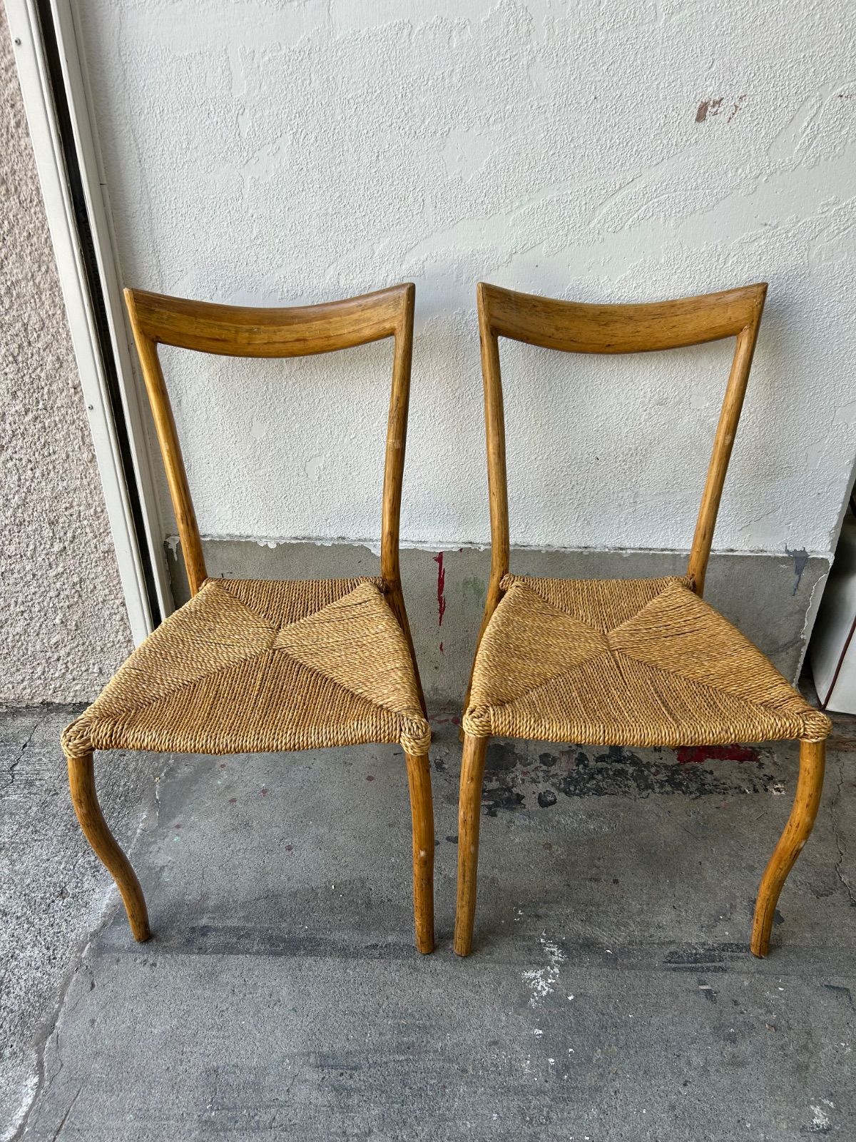 ⑤ 2脚セット ザ コンランショップ マニラチェア