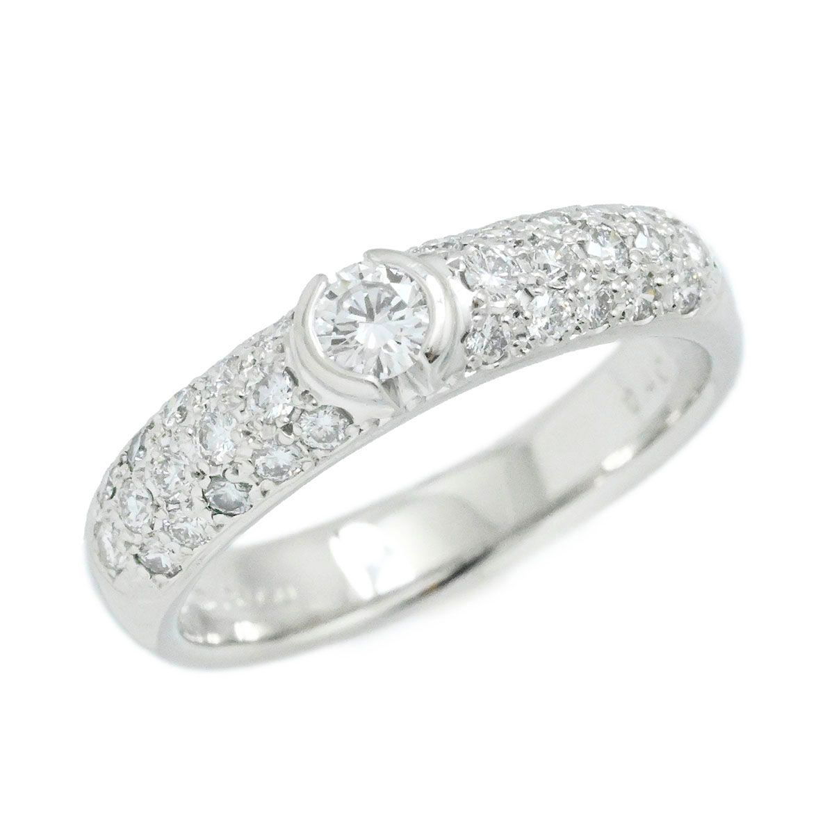 ミキモト ミキモト Pt950 ダイヤモンド リング 0.19ct E VVS1 3EX 