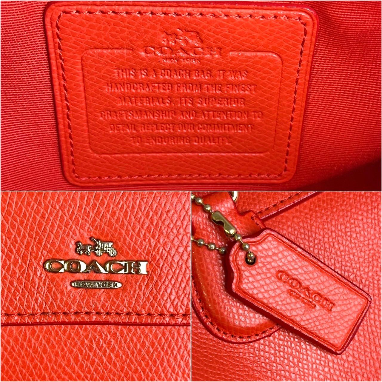 ✨良品✨ COACH コーチ 2way ミニボストンバッグ ショルダーバッグ 