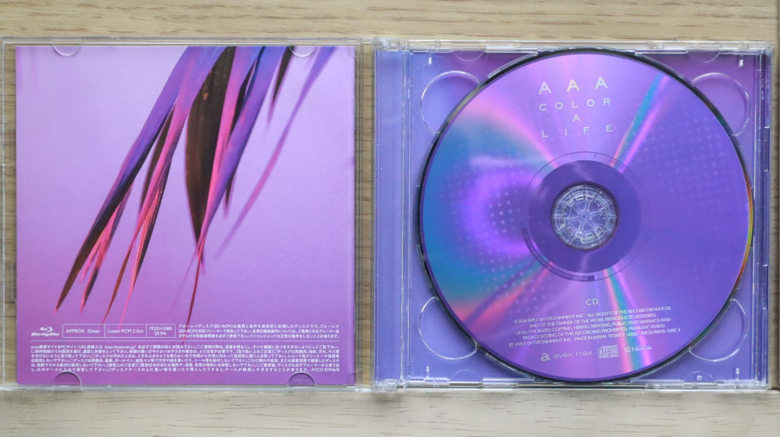 国内盤CD☆トリプルエー/AAA□ COLOR A LIFE 【AVCD93946B