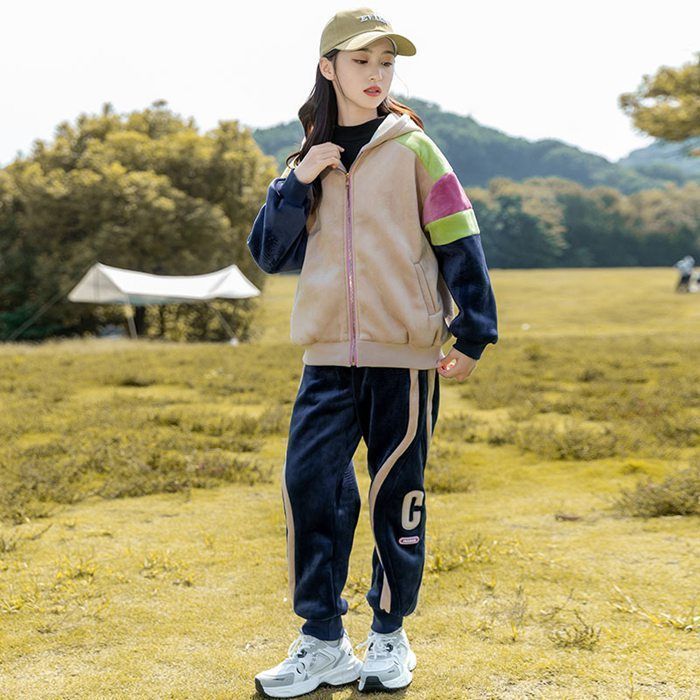 セットアップ 女の子 子供服 ジャージ 上下セット パーカー ロングパンツ スウェット 女の子 ビッグキッズ ジュニア 裹起毛 秋冬 カジュアル スポーツウェア 運動着 暖かい ガールズ 防寒着 普段着 厚手 Iryd577