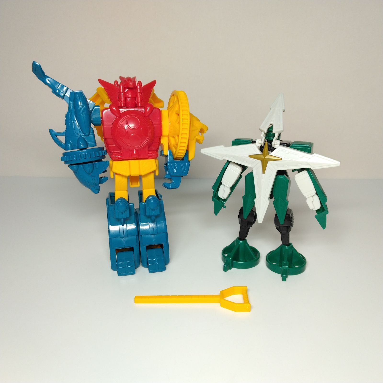 忍風戦隊 ハリケンジャー 旋風神 天空神 ミニプラ 当時物 バンダイ Super Sentai Hurricaneger Power Rangers Ninja Storm Megazord Minipla BANDAI Japan