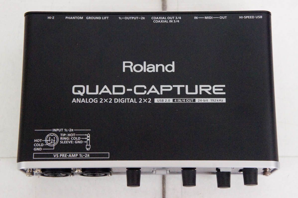 Rolandローランド USBオーディオインターフェイス QUAD-CAPTURE UA-55