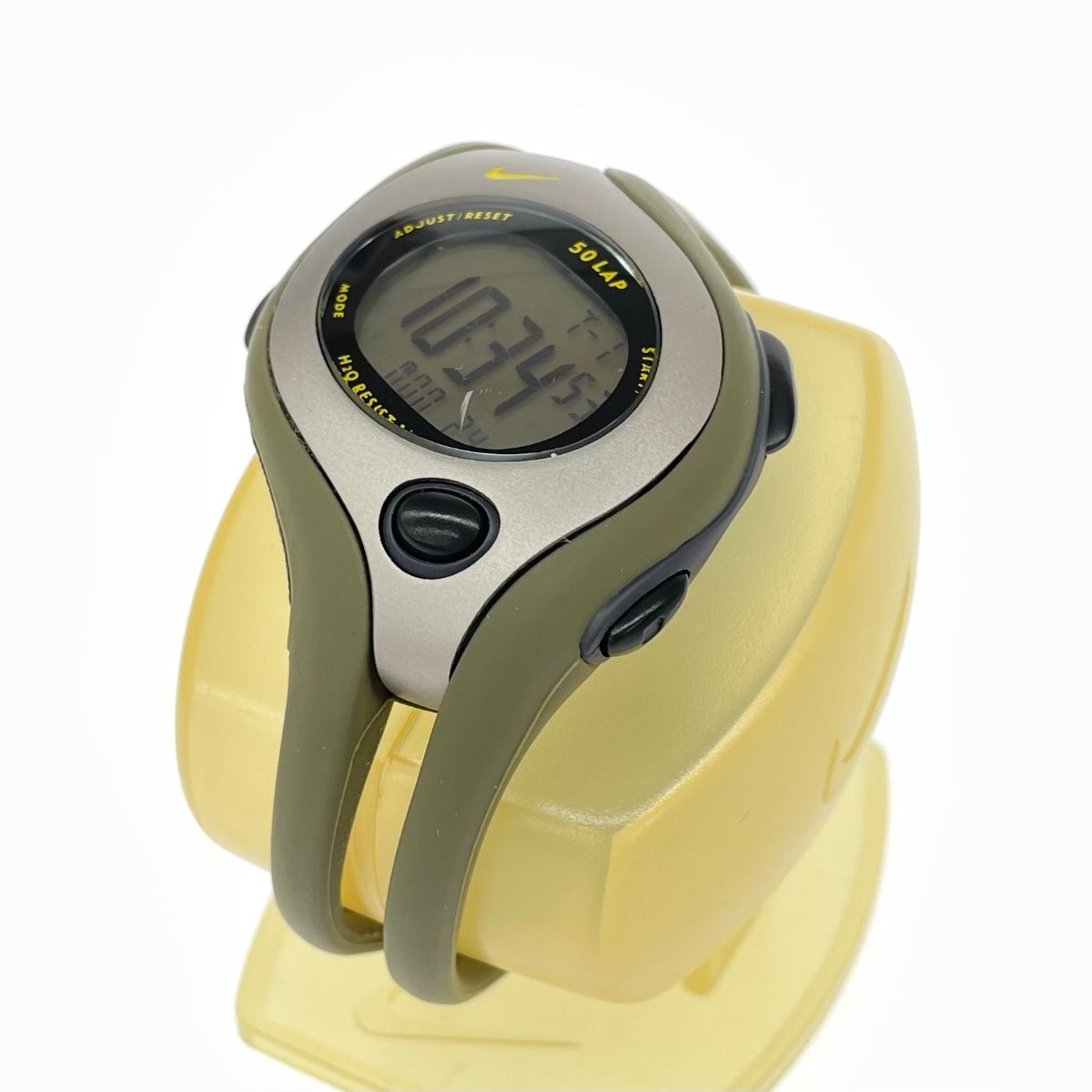 Nike デジタル腕時計 WG62-4040イエロー/グレー NIKE ナイキ 腕時計 WG62-4040 カーキ デジタル シリコン