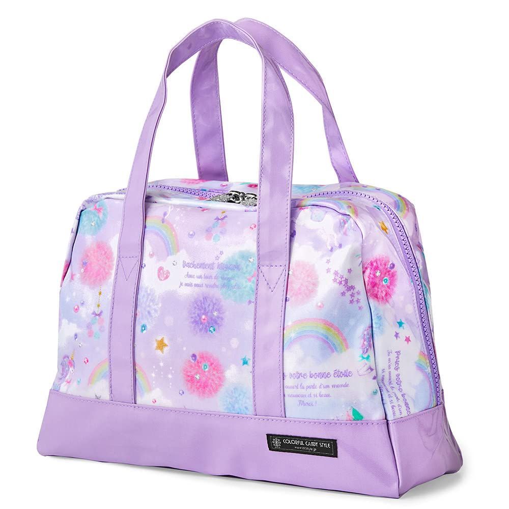 【新着商品】N2915900 ユニコーンファンタジー セミボストン スイミングバッグ 撥水 防水 ビニール 子供 女の子 プールバッグ STYLE CANDY COLORFUL