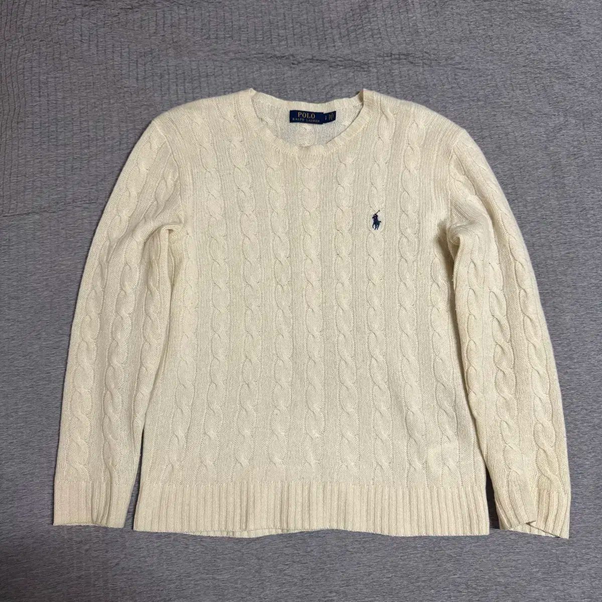 ポロ Ralph Lauren(ラルフローレン) ウール カシミア アイボリー ポロ Ralph Lauren(ラルフローレン) ウール カシミア アイボリー