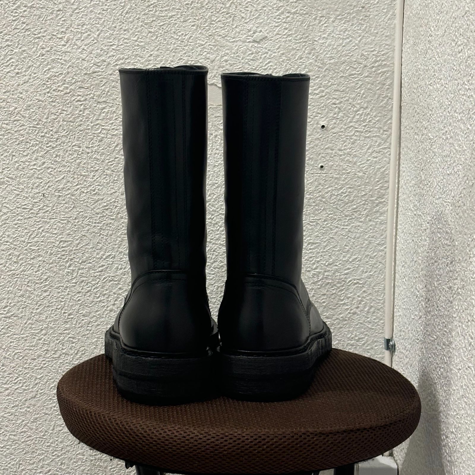 Ann Demeulemeester アンドゥムルメステール　 Willy Boots フロントジップアンクルブーツ 37.5 【表参道t】