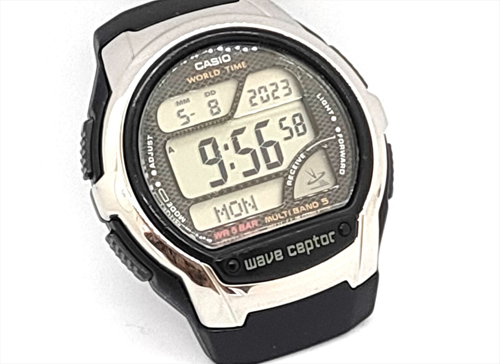 カシオ CASIO 電波腕時計 wave ceptor WV-58J 稼働品 (949-1) - メルカリ