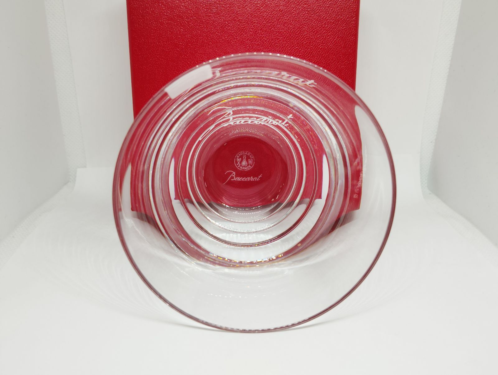 0702H6】 Baccarat バカラ ベガ ロックグラス クリスタルガラス 箱付