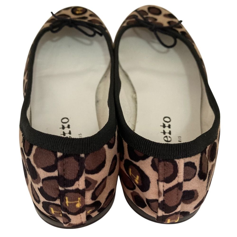 Repetto ヒョウ柄 バレエシューズ サイズ36 【New Size】 大特価放出！ バレエシューズ ヒョウ柄 Repetto サイズ36 Size