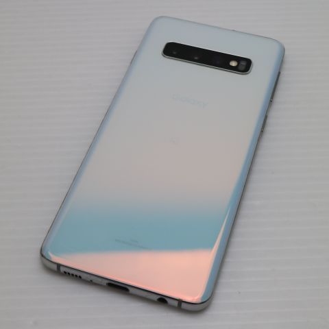 超美品 SCV41 Galaxy S10 プリズムホワイト スマホ 本体 白ロム