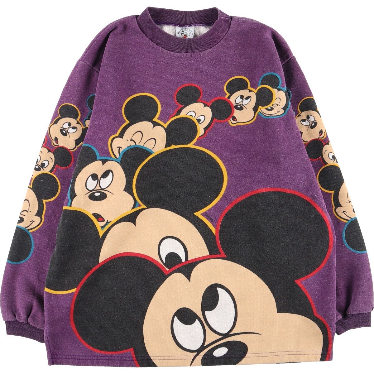 古着 90年代 MICKEY Co MICKEY MOUSE ミッキーマウス 総柄 