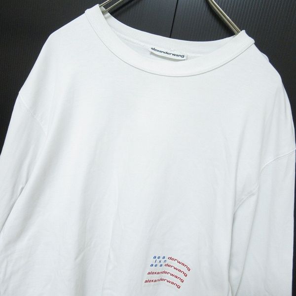 Alexander Wang 長袖 alexander wang - 【ラスト1点】BI-COLOR ACID SWEATSHIRT WITH