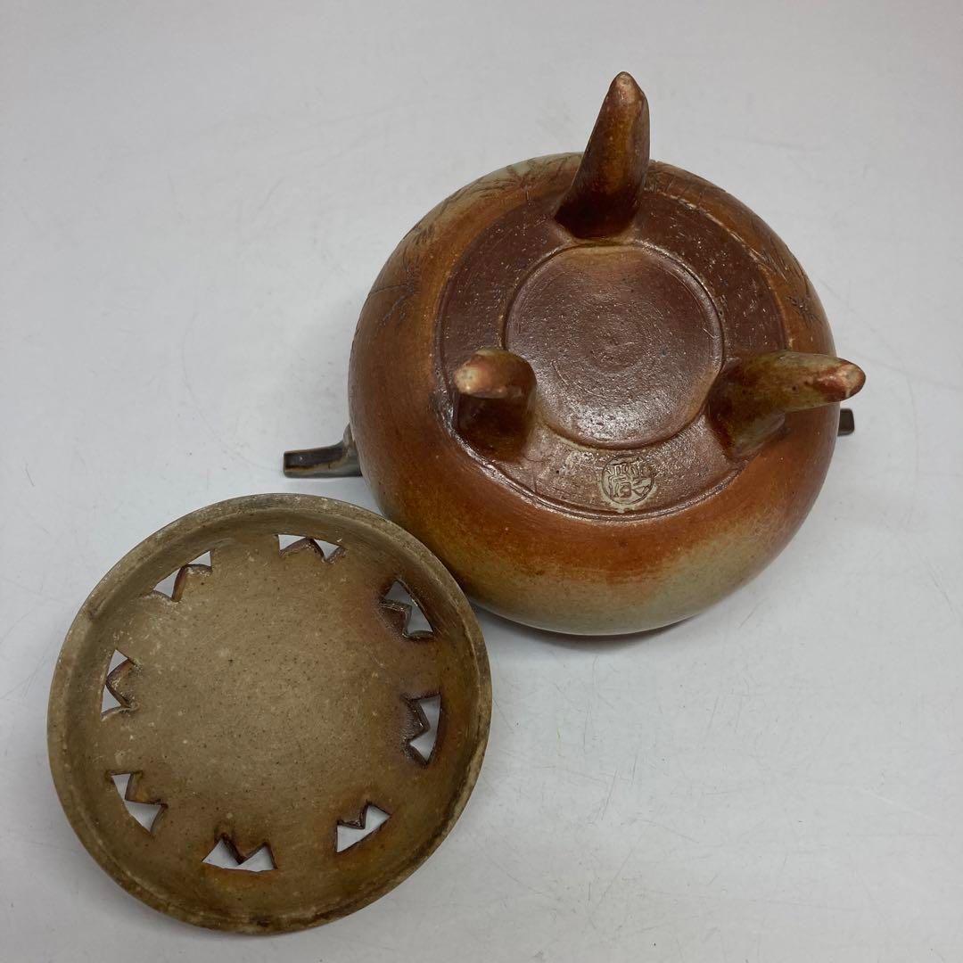 備前焼 三足香炉 東さ5-1213② - メルカリ