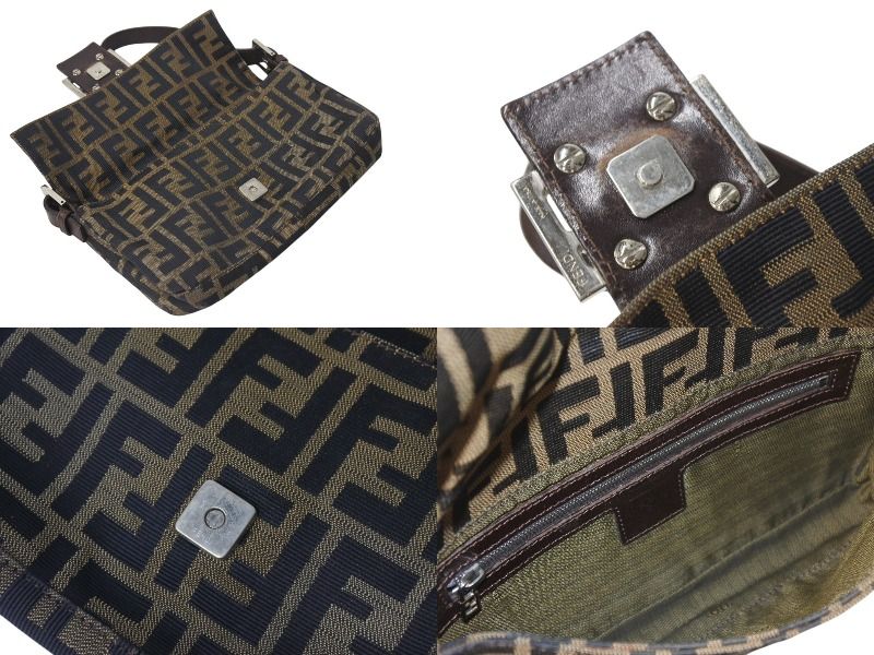 FENDI フェンディ ズッカ柄 マンマバケット ワンショルダー