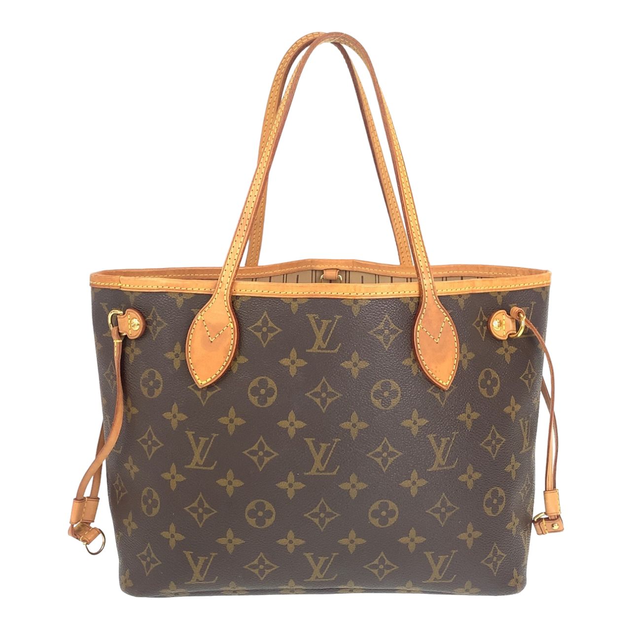 LOUIS VUITTON ルイヴィトン モノグラム ネヴァーフルMM ブラウン 茶  