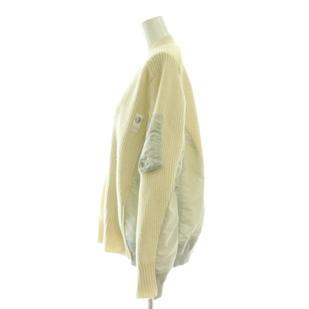 Sacai ライトグレー カーディガン Sacai ライトグレー カーディガン