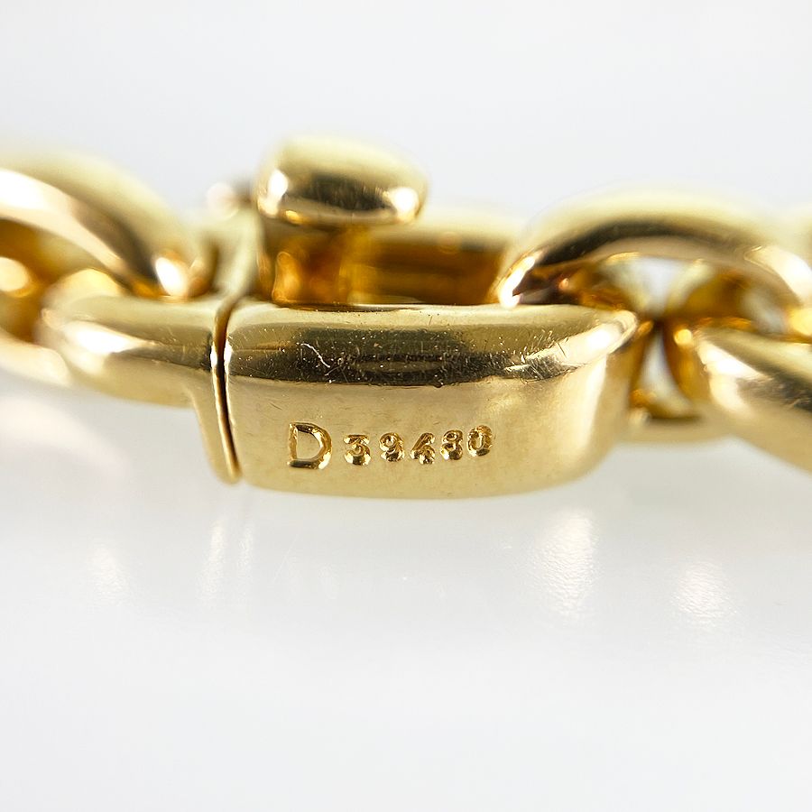 Special 90’s Cartier メプラット　ブレスレット　K18YG カルティエ Cartier】ブレスレット メプラット スクエア リンク