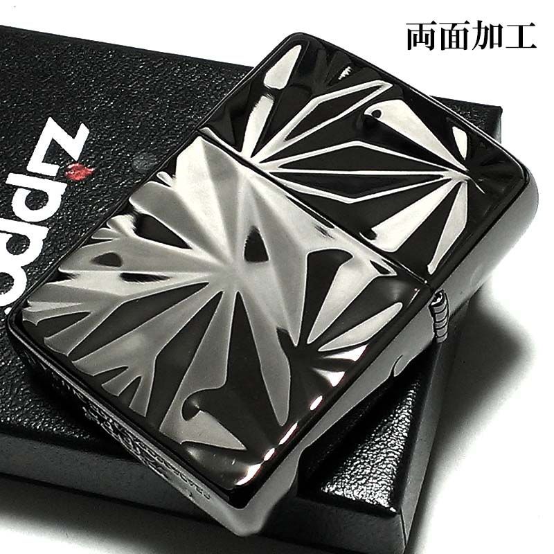 ZIPPO アーマー ジッポ ライター アイスカット シルバー White