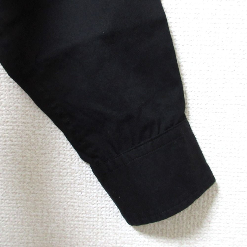 美品 Ground Y Yohji Yamamoto グラウンドワイ ヨウジヤマモト フロントフリル ラウンドヘム ロングスリーブ シャツ ブラウス 1 ブラック レディース 古着 中古 USED 美品 Ground Y Yohji Yamamoto グラウンドワイ ヨウジヤマモト
