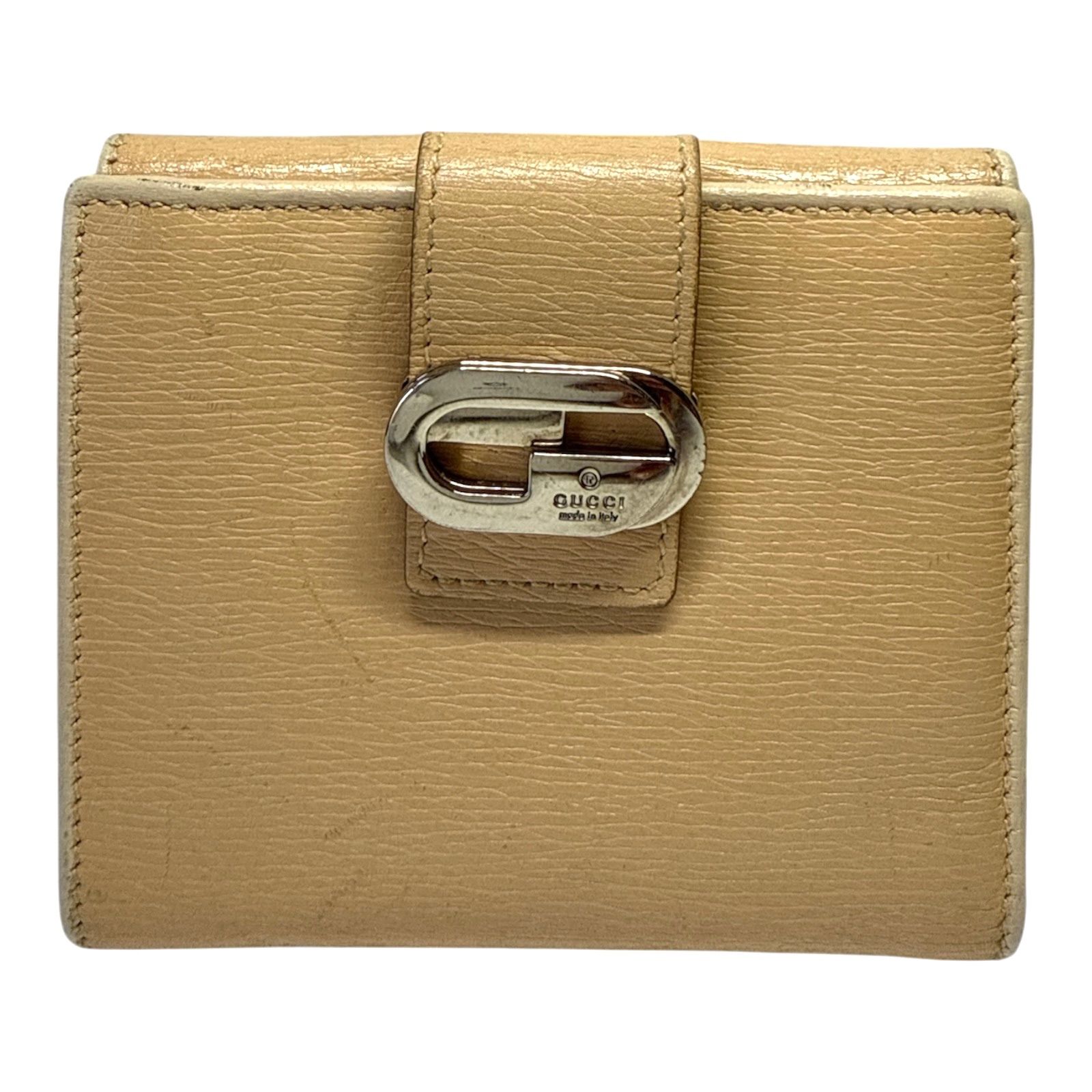 希少❗️ 🧡GUCCI🧡Wホックインターロッキング 二つ折り財布