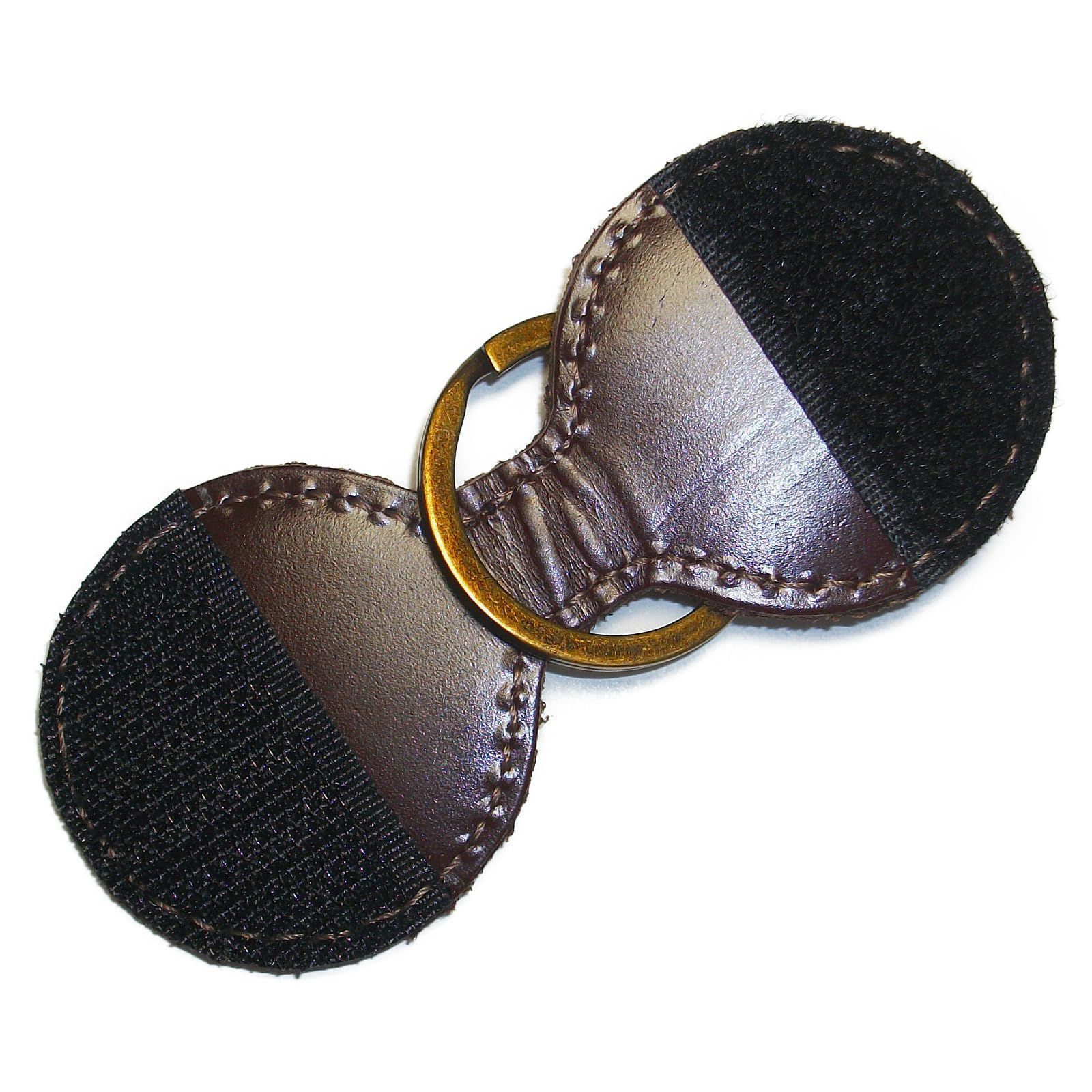 在庫処分】QUICPay 電子マネー Edy コイン キーリング 本革 レディース レザー 革 2枚収納 日本製 500円玉 コインケース 丸型  (チョコ) かわいい キーホルダー [革工房サトウ] - メルカリ