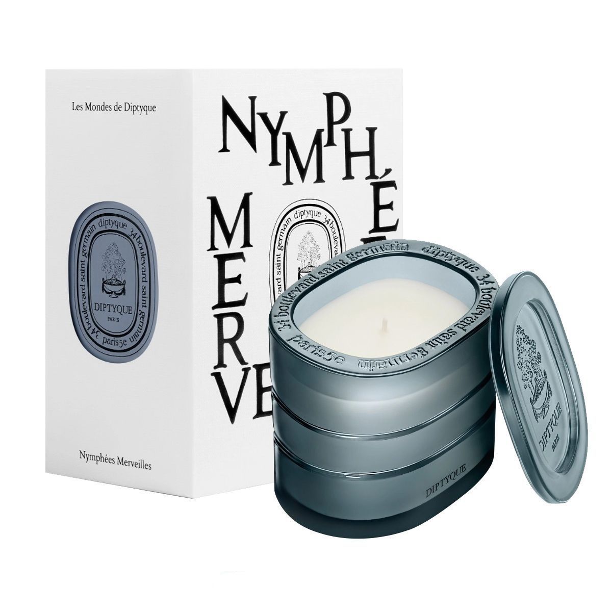 DIPTYQUE ディプティック NYMPHÉES MERVEILLES (ナンフェメルヴェイユ/驚きの庭園) リフィラブルキャンドル 270g