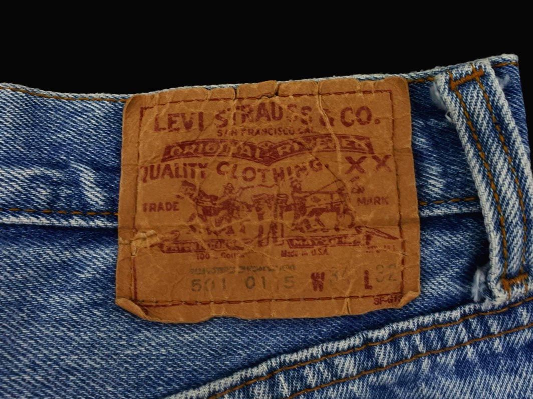 80s 501-0115 アメリカ製 ボタン裏524 エルパソ Levi's - LEVI'S リーバイス 80s 501 0115 1986年製 ボタン裏524