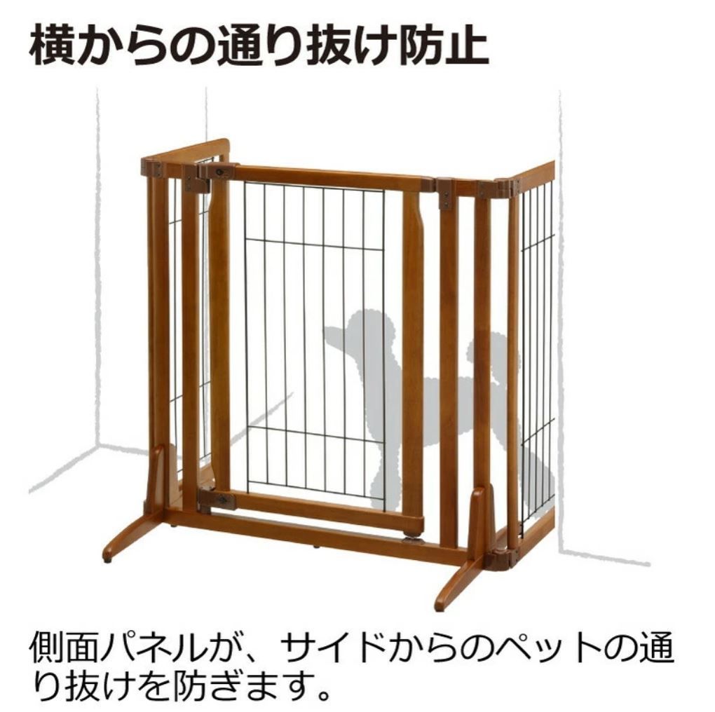 木製おくだけドア付ペットゲートH
