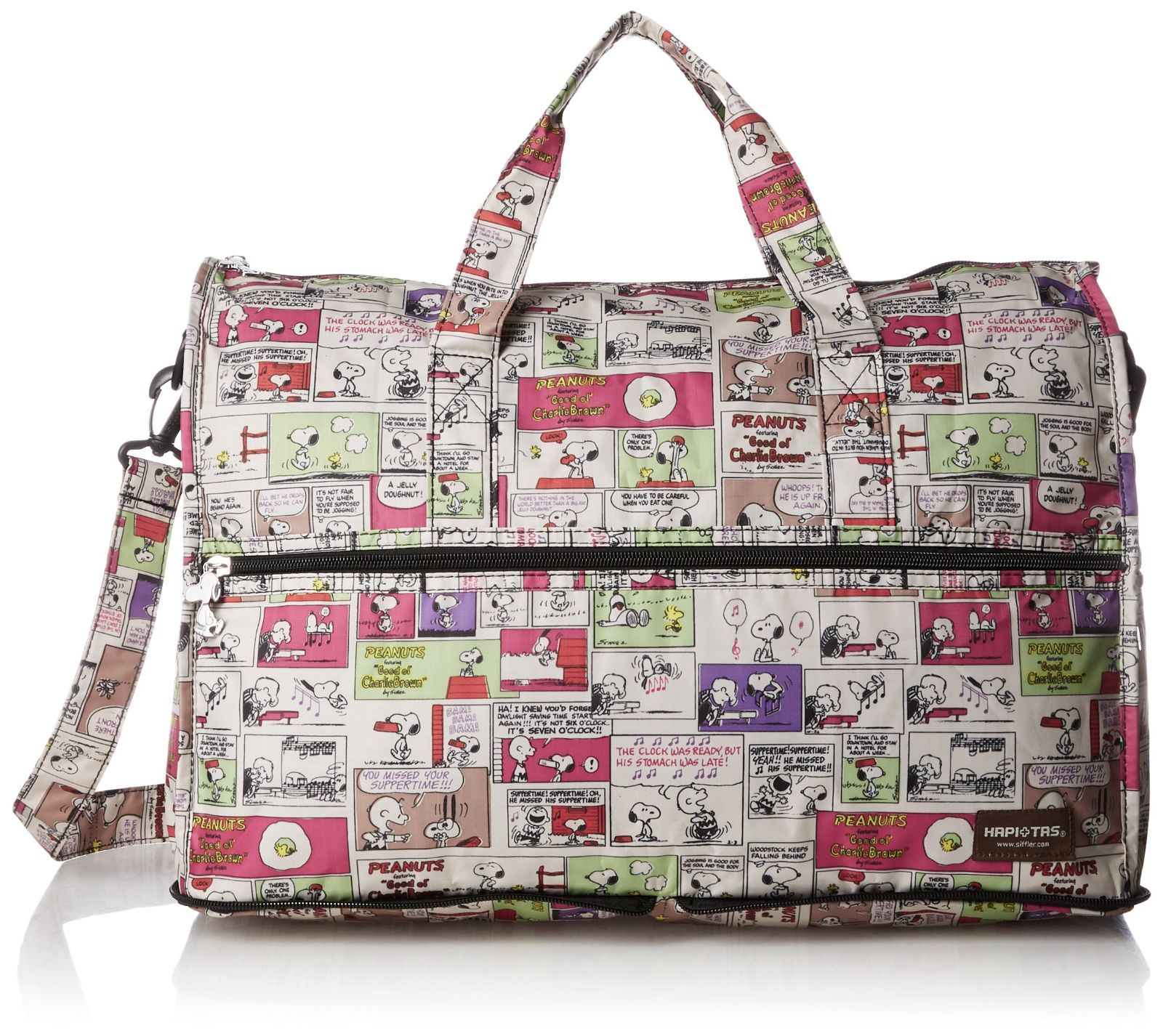 【新着商品】SNOOPY ハピタス 23L H0002 キャリーオン可能 30 スヌーピー cm 折りたたみボストンバッグ 0.39kg [ハピタス] PN23.コミックカラー