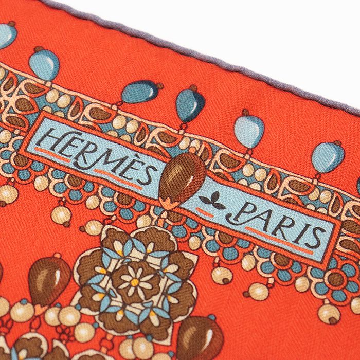 【専用】HERMES エルメス　手袋　ラムスキン　カシミヤ　ロゴ　オレンジ エルメスフルーツチャーム オレンジ ユニセックス レザー