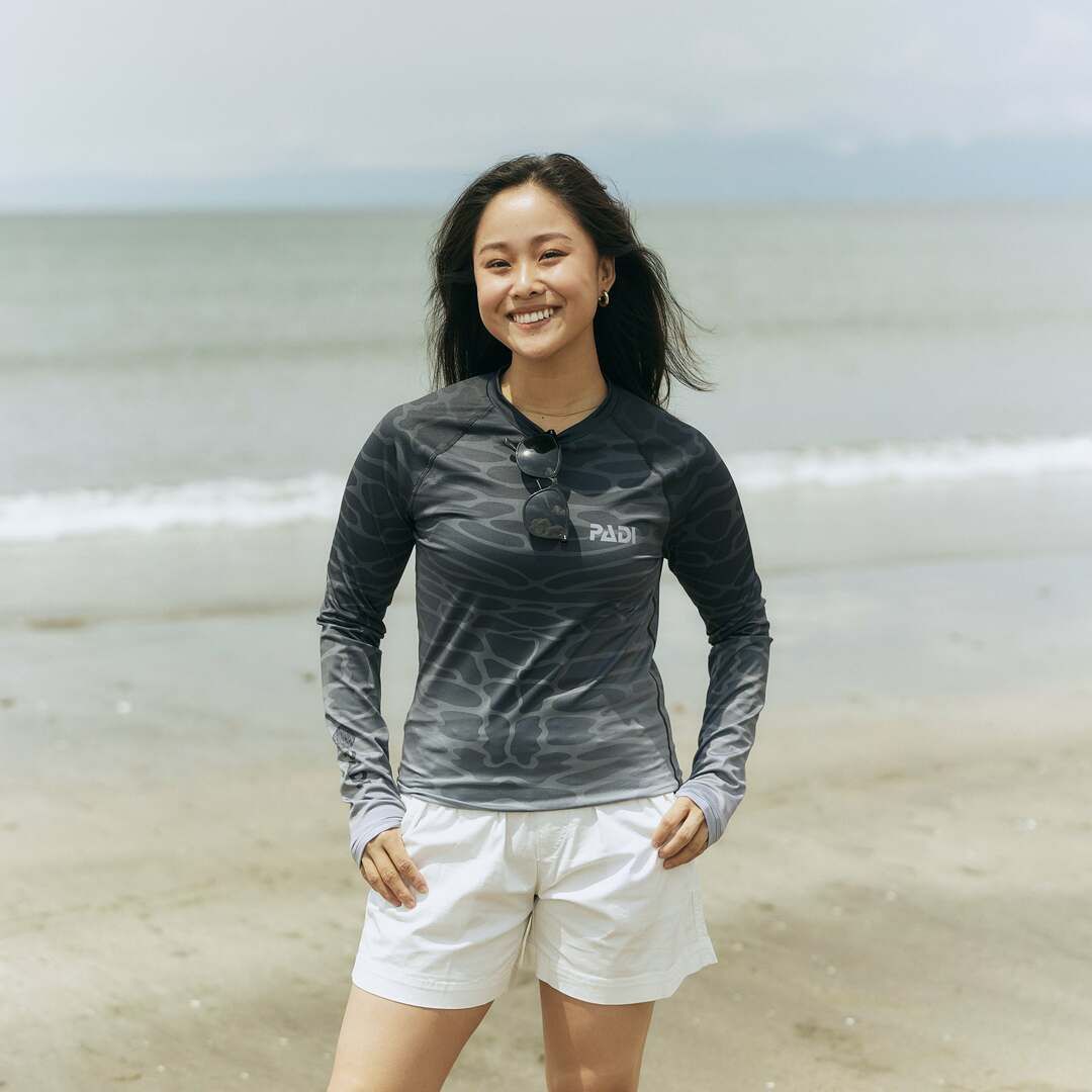  PADI ラッシュガード Tiger Shark オーシャン ンス生地使用 その他 ダイビング シュノーケリング