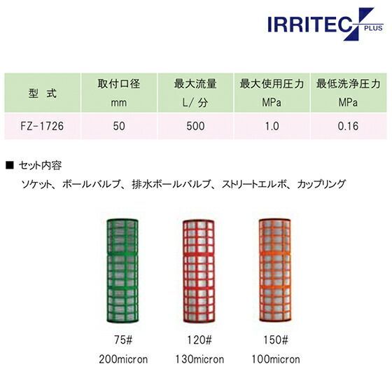 150＃100micron イリテック