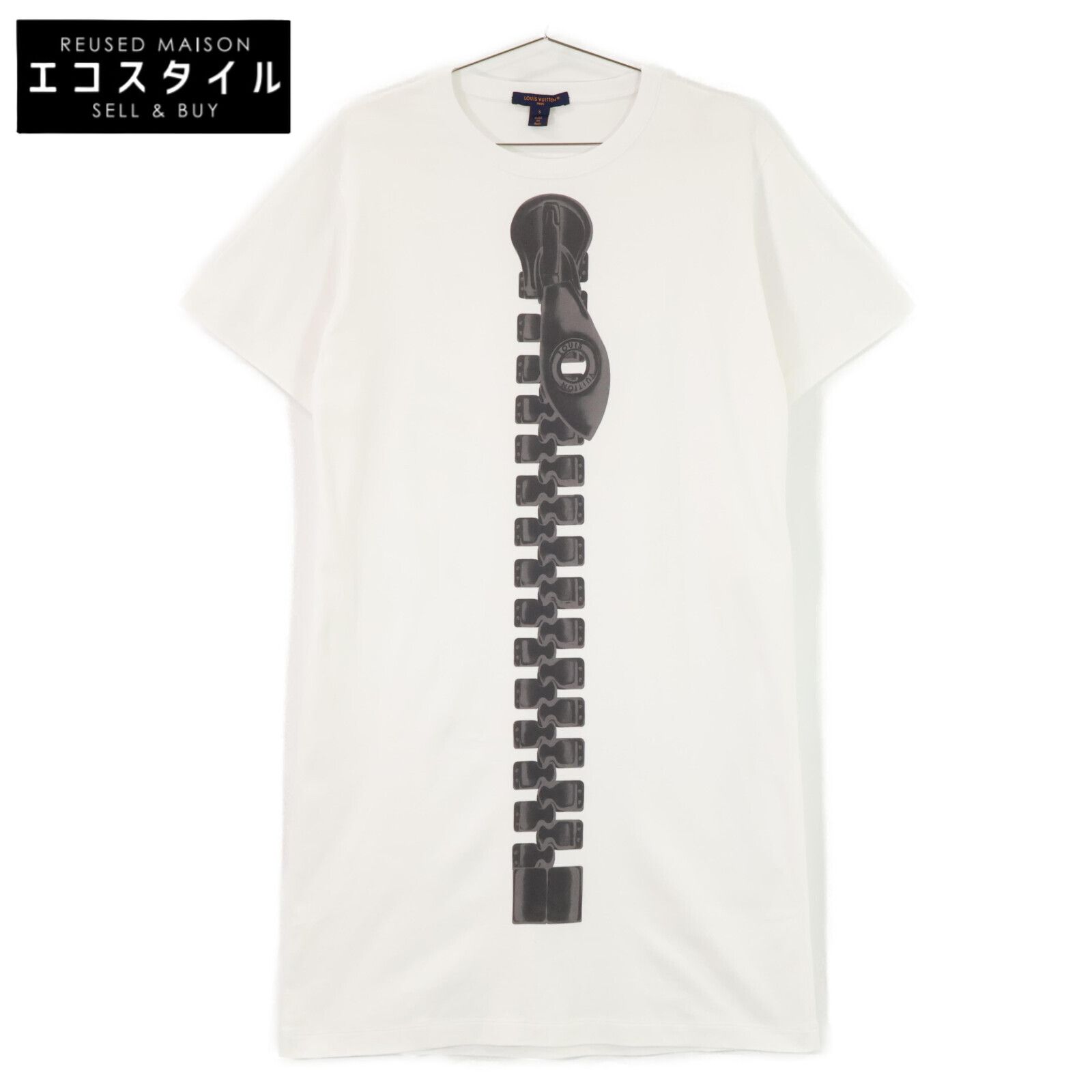 LOUIS VUITTON ルイヴィトン | 正規|23SS RW231B 139 FOJD90 ZIPプリント Tシャツ S