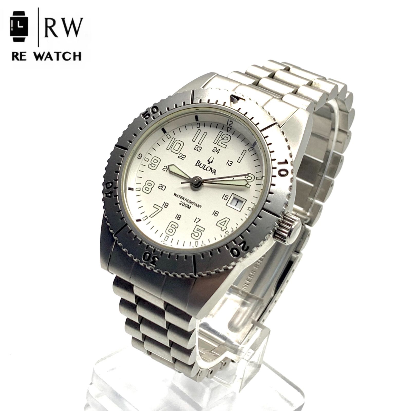 中古】Bulova 46081 アナログ腕時計 シルバー - メルカリ