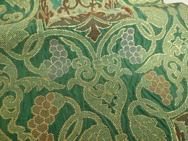 平和屋着物○六通柄袋帯 葡萄唐草文 金糸 正絹 逸品 DAAU5678ps - メルカリ 