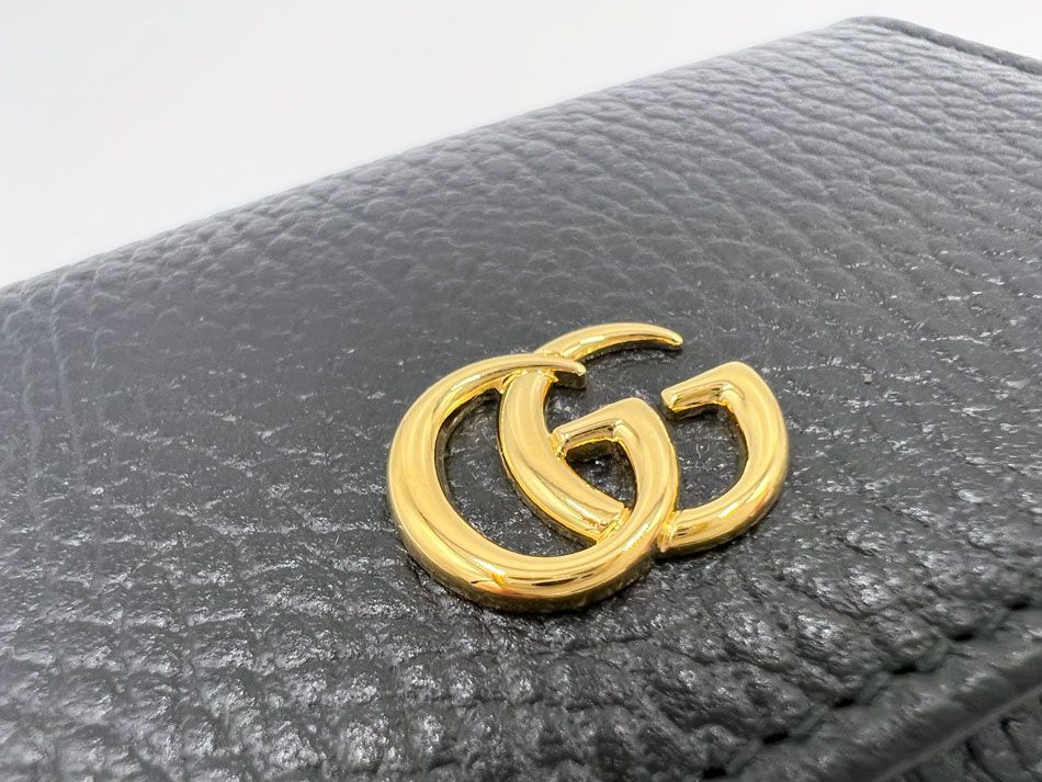 GUCCI グッチ カードケース 名刺入れ ブラック ダブルG