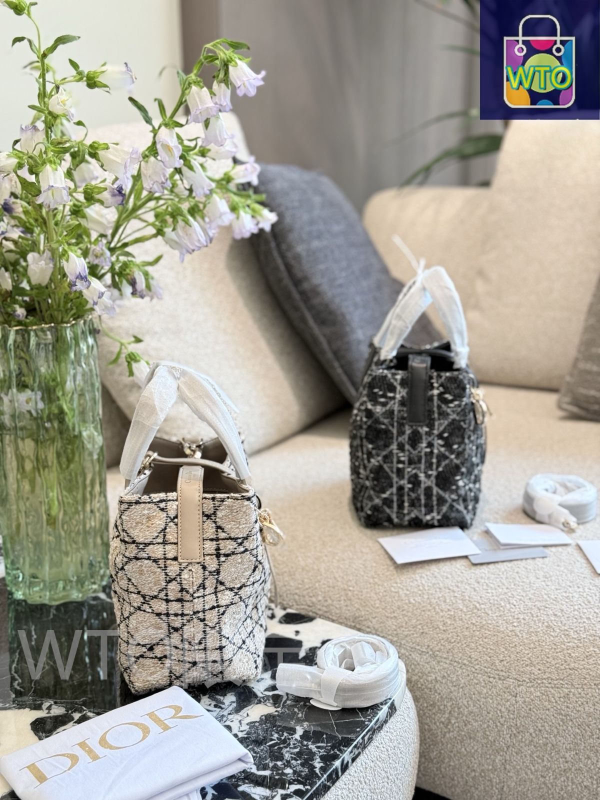 【縦型がかわいい☆】DIOR Toujours スモール トートバッグ 今日特価】Dior Toujours Vertical Small Tote ディオール トゥ