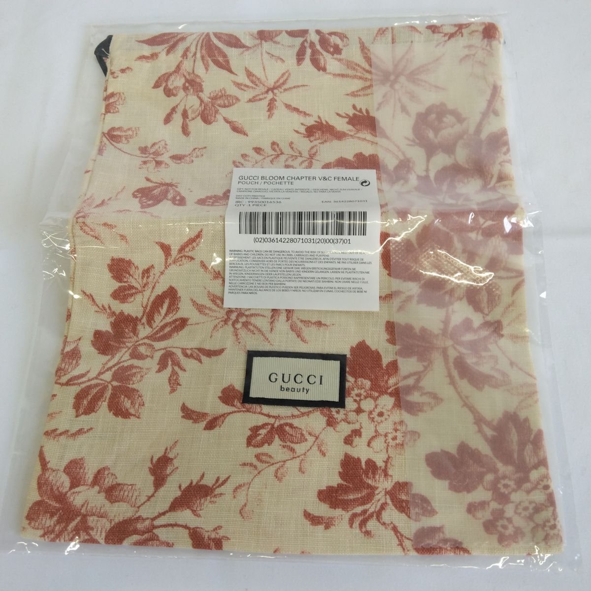 グッチ ブルーム　香水限定　ノベルティ　巾着ポーチ GUCCI BLOOM グッチ ブルーム 巾着 ポーチ☆非売品☆ノベルティ♪