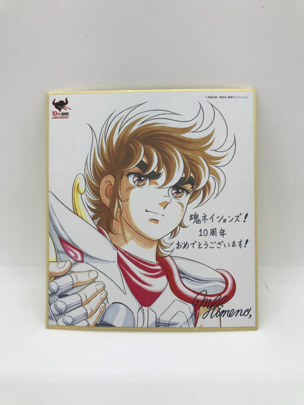 魂ネイションズ10周年記念色紙 聖闘士星矢 魂ネイション2017