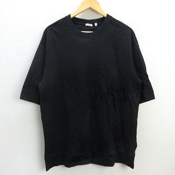 G■ドレステリア/DRESSTERIOR 櫻井貴史コラボ アイスクリアコットンTシャツ 086-34021【L】黒/men's/91【中古】■