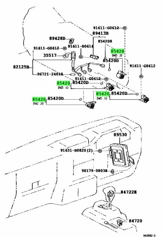トヨタ ランドクルーザー トランスミッション ソレノイド セット