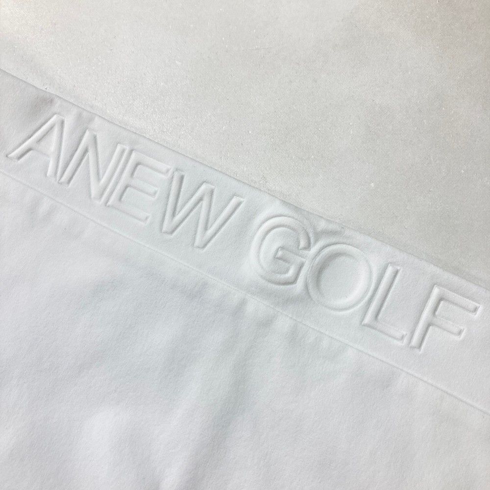 サイズ：L ANEW GOLF アニューゴルフ  ストレッチパンツ  ホワイト系 [240101418512] ゴルフウェア メンズ ストスト サイズ：L ANEW GOLF アニューゴルフ ストレッチパンツ ホワイト