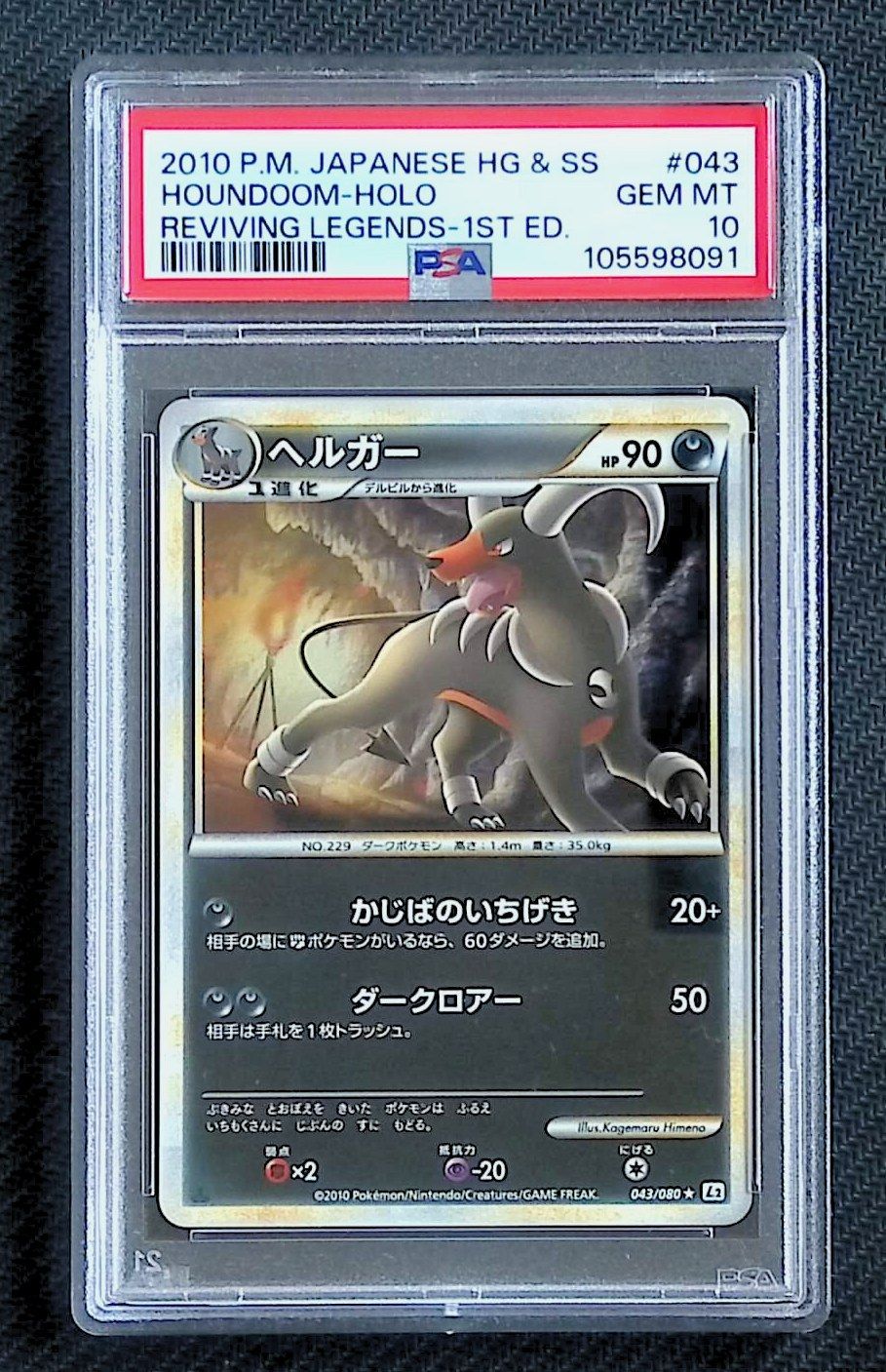 PSA10 ポケモンカードe ヘルガー 【公式通販】